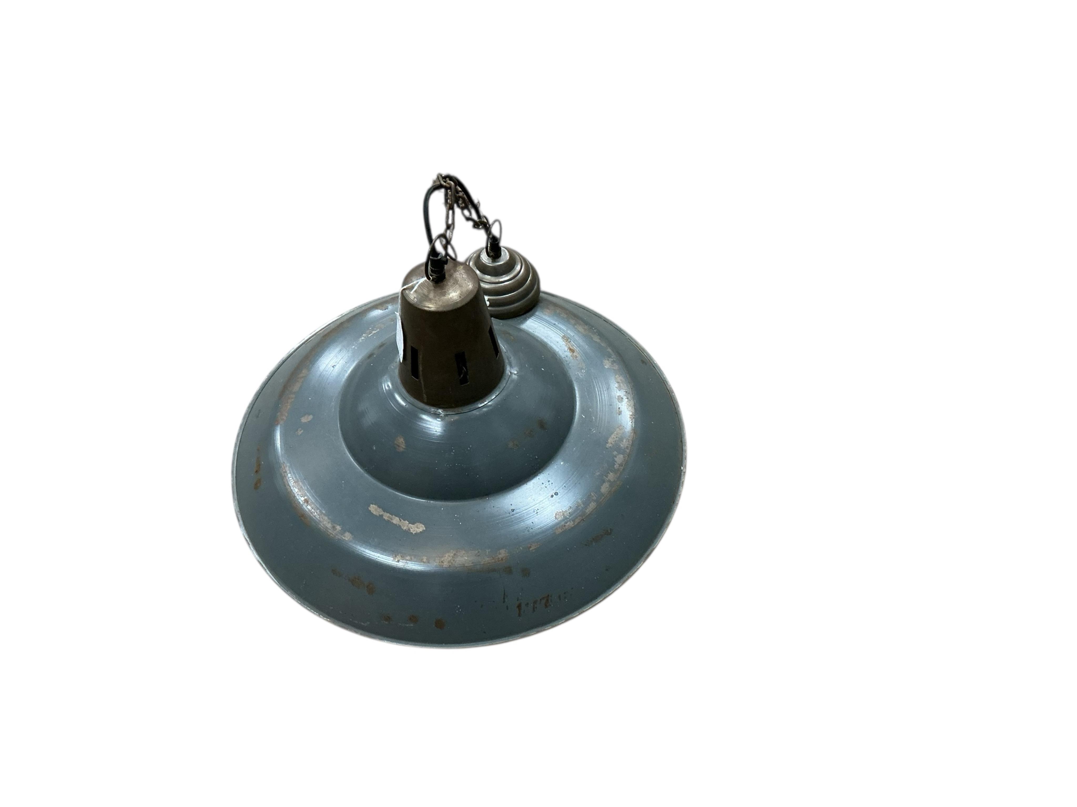 An Industrial style ceiling light, diameter 48cm, height 24cm